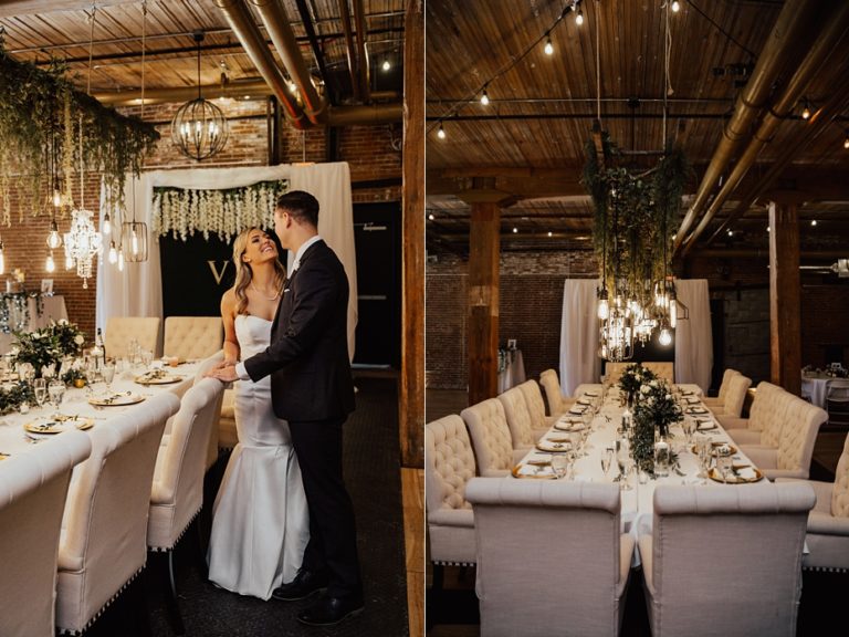 Millwork Ballroom and Events Center Wedding in Dubuque, IA Kristina